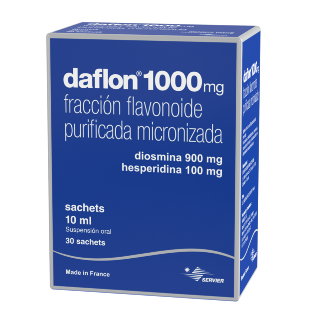 Daflon 1000 mg. x 18 y 30 sachets - Imagen 2