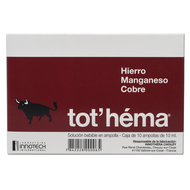 Tot’hema x 10 y 20 amp. beb.