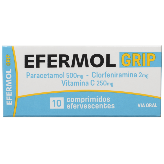 Efermol grip x 10 comp. eferv.