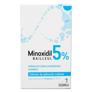 Minoxidil 5% 3 frascos 60ml